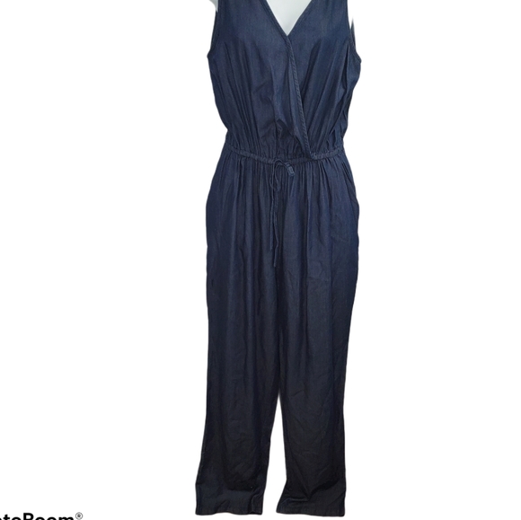 Kori Pants - Kori Navy denim Jumpsuit size L 90's vibes